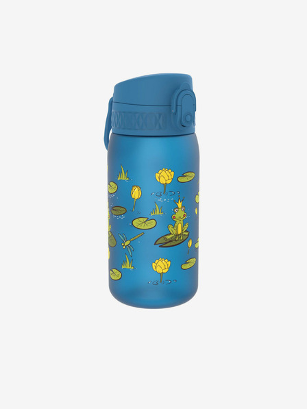 ION8 Kék mintás Ion8 Leak Proof Frog Pond gyerek palack (350 ml)