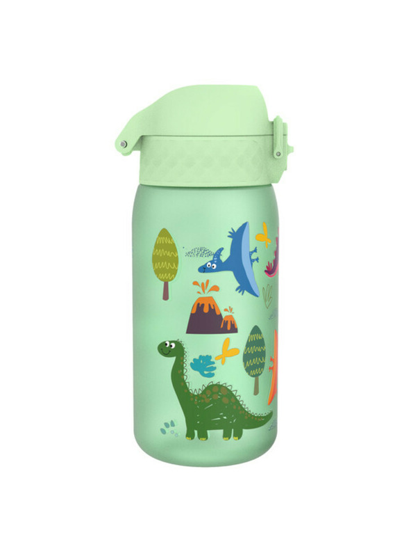 ION8 Ion8 szivárgásmentes palack BPA-mentes dinoszaurusz zöld 350 ml
