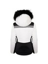 Dare 2B Fekete-fehér női kapucnis, műszőrmés női sídzseki Dare 2B Dynamite