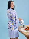 ZOOT.collab Női kék virágos női köntös a BESKY by ZOOT Collection-tól
