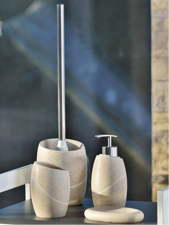 Kela TALUS szappanadagoló poly, kő dekor bézs KELA