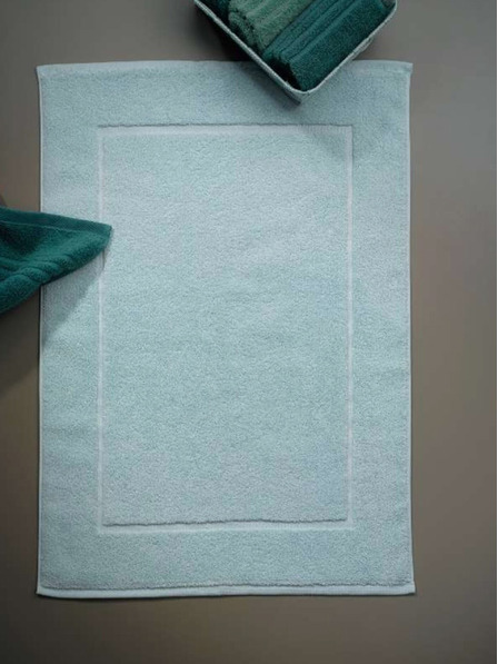 Kela Ladessa fürdőszobai szőnyeg 70x50 cm pamut terra KELA