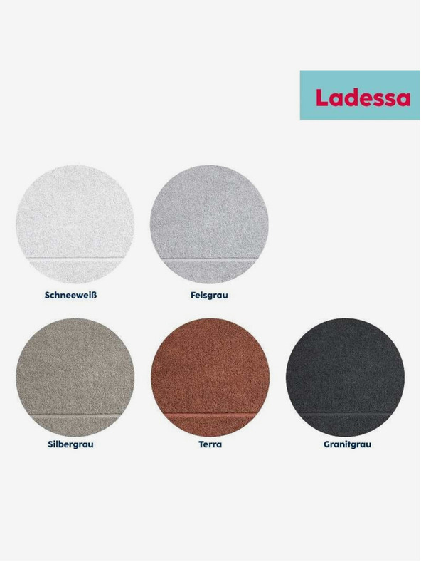 Kela Ladessa fürdőszobai szőnyeg 70x50 cm pamut terra KELA