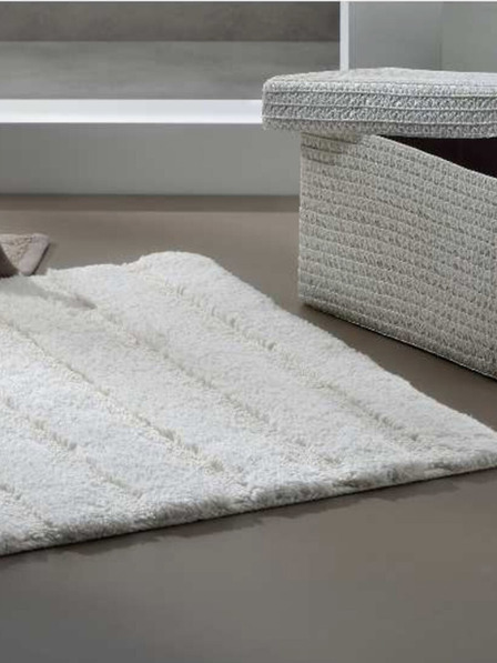 Kela Megan fürdőszobai szőnyeg 80x50 cm pamut terra KELA