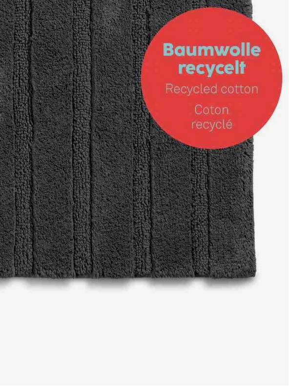 Kela Megan fürdőszobai szőnyeg 80x50 cm pamut terra KELA