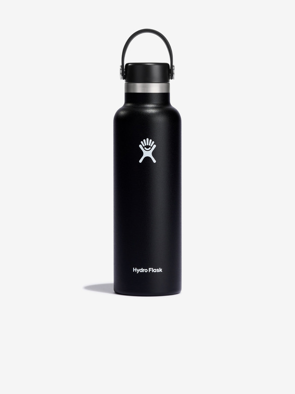 Hydro Flask Fekete rozsdamentes acél Hydro Flask Standard Mouth Flex Cap (621 ml)