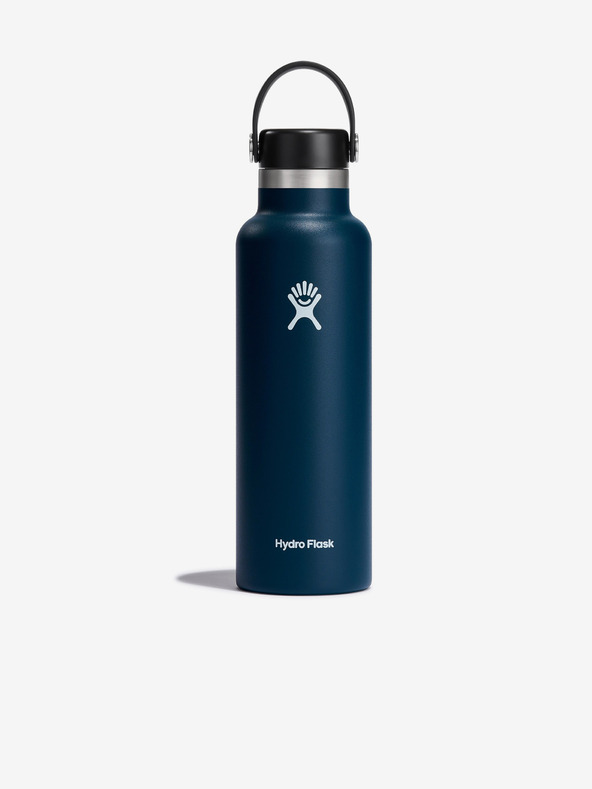 Hydro Flask Sötétkék rozsdamentes termosz Hydro Flask Standard Mouth Flex Cap (621 ml)