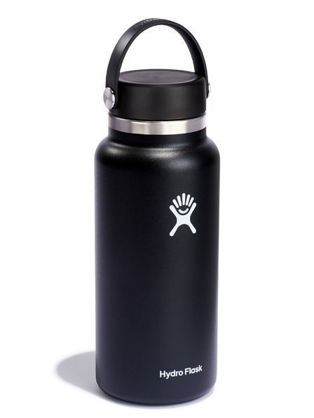 Hydro Flask Hydro Flask Rozsdamentes termosz Wide Mouth Flex Cap 32 oz (946 ml) Fekete
