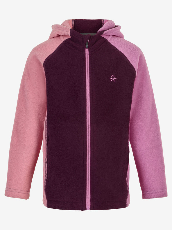 Color Kids Rózsaszín és lila lány könnyű kapucnis kabát Color Kids