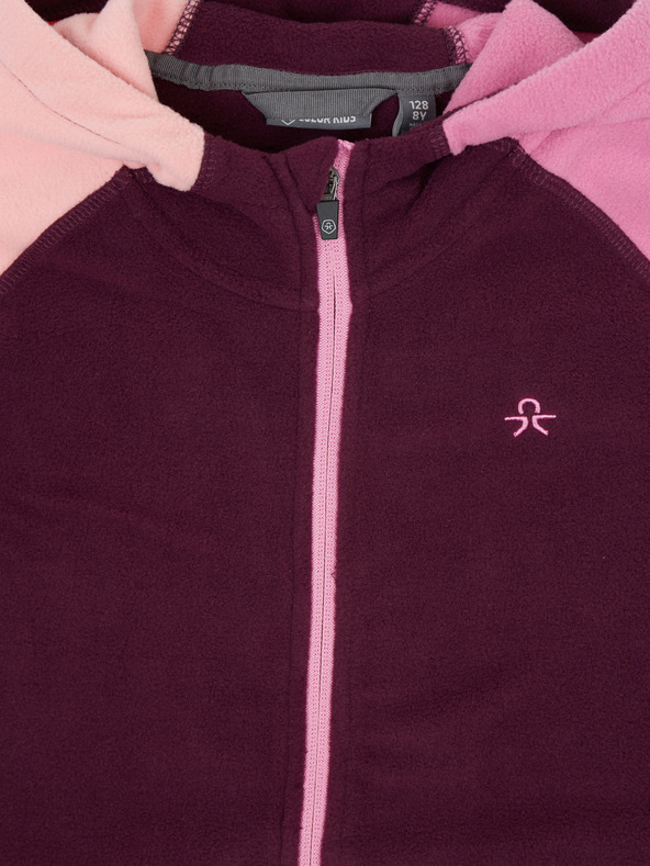 Color Kids Rózsaszín és lila lány könnyű kapucnis kabát Color Kids