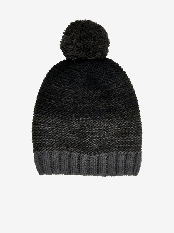 Color Kids Sötétszürke téli sapka lányoknak pomponnal Color Kids
