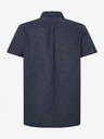 Pepe Jeans Sötétkék férfi rövid ujjú lenvászon ing Pepe Jeans