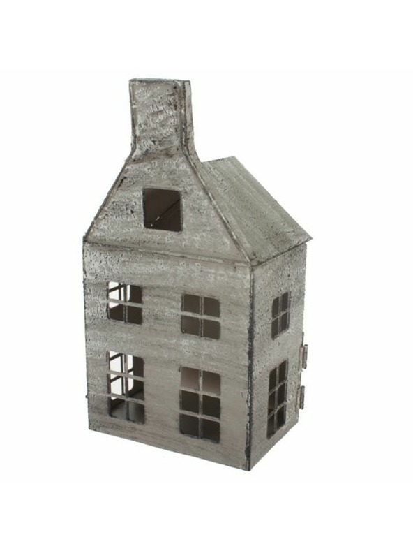 Casa de Engel Fém mécsestartó - ház, 1/16