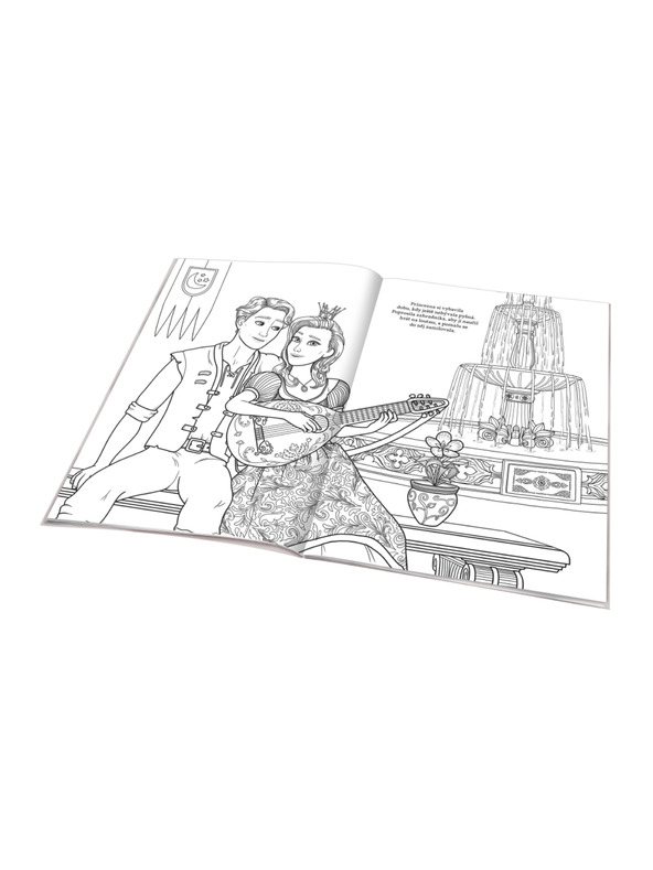 BAAGL  THE MISS PRINCESS - Színezőkönyv a filmmesék alapján