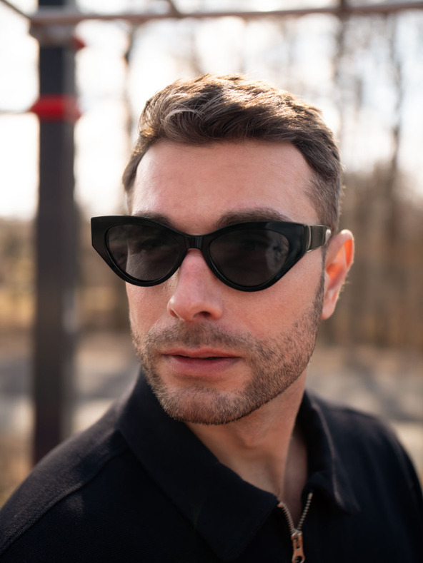 VEYREY VeyRey acetát polarizált cat-eye napszemüveg Zurgug