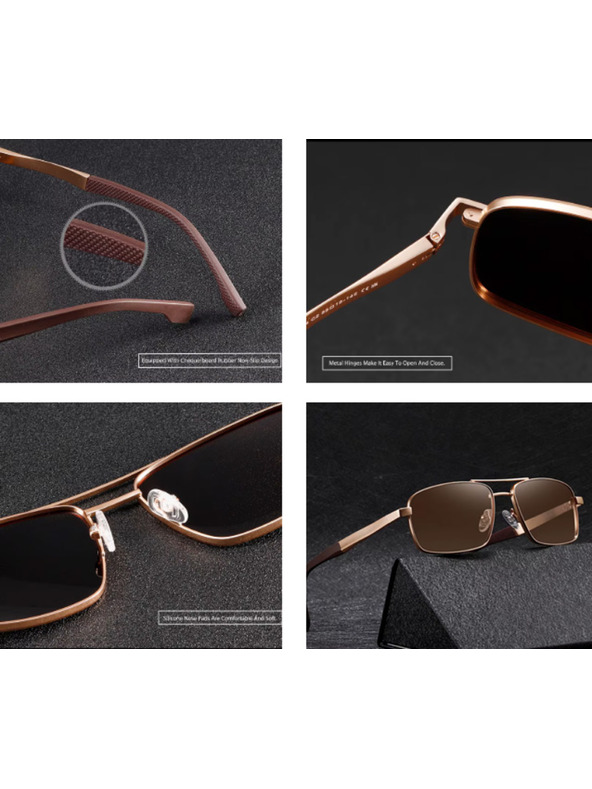 VEYREY Veyrey high-end polarizált pilóta napszemüveg Klog