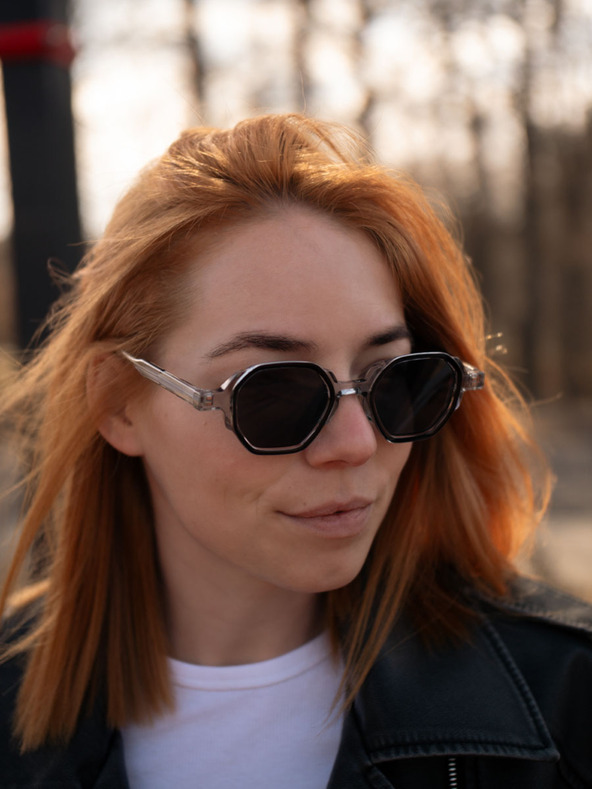 VEYREY Veyrey high-end polarizált lennon típusú napszemüveg Gug