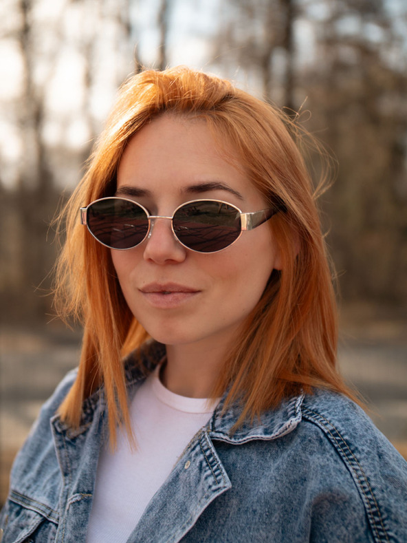 VEYREY Veyrey high-end polarizált lennon típusú napszemüveg Kharzug