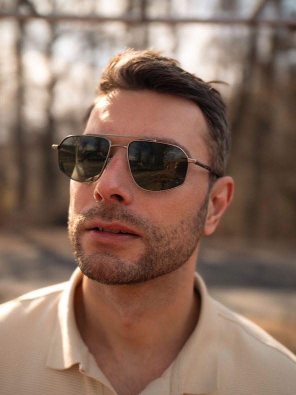 VEYREY Veyrey high-end polarizált pilóta napszemüveg Shufharz