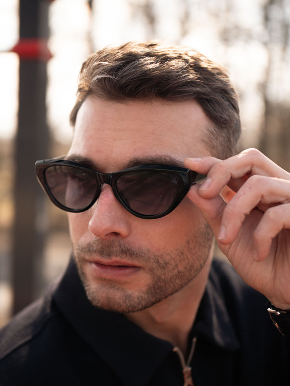 VEYREY Veyrey high-end polarizált napszemüveg cat-eye Sumhug