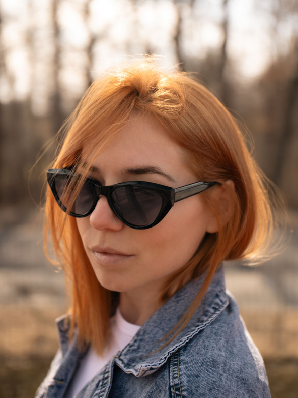 VEYREY Veyrey high-end polarizált napszemüveg cat-eye Sumhug