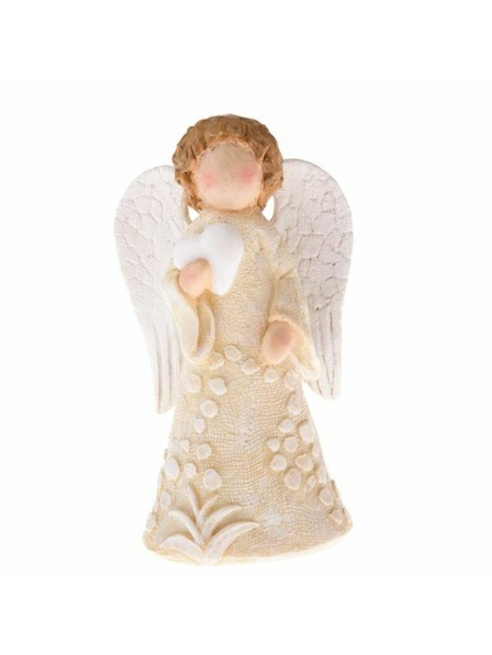Casa de Engel Szívvel díszített poliresin angyal, 8/72