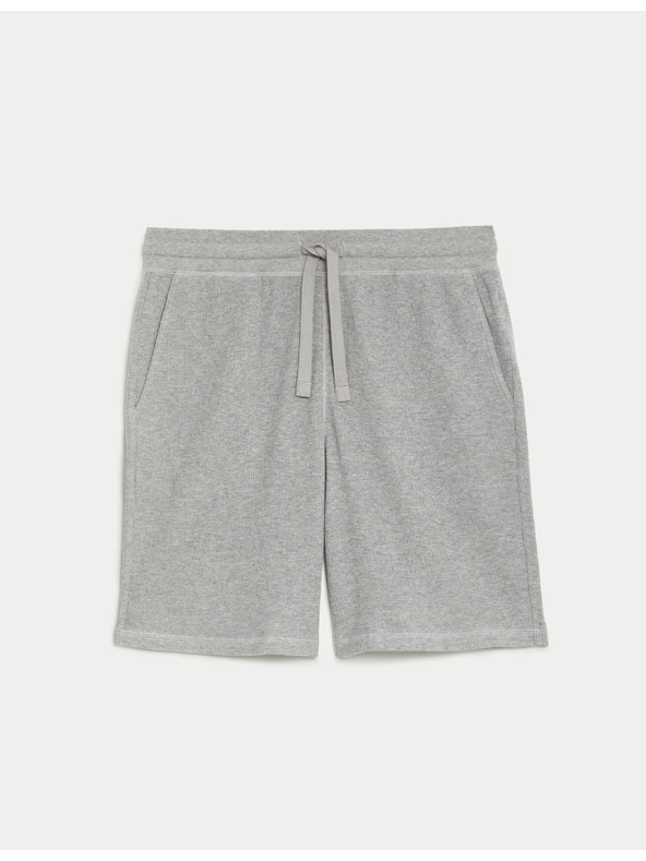 Marks & Spencer Marks & Spencer tiszta pamutból készült, gofriszőttes textúrájú otthoni rövidnadrágok