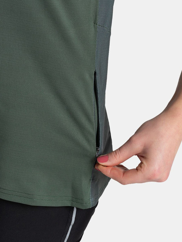 Kilpi Sötétzöld női kerékpáros póló Kilpi REMIDO