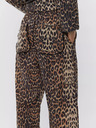 Sofie Schnoor Bézs-barna leopárd mintás női nadrág Sofie Schnoor