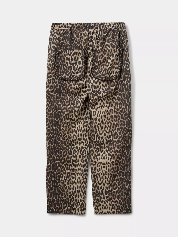 Sofie Schnoor Bézs-barna leopárd mintás női nadrág Sofie Schnoor