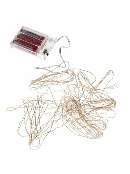 Casa de Engel LED fényfüzér 100 LED, meleg fehér, 0/100