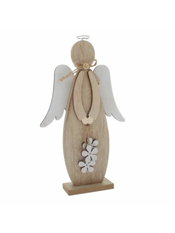 Casa de Engel Fa angyal 26 cm - natúr, 6/36