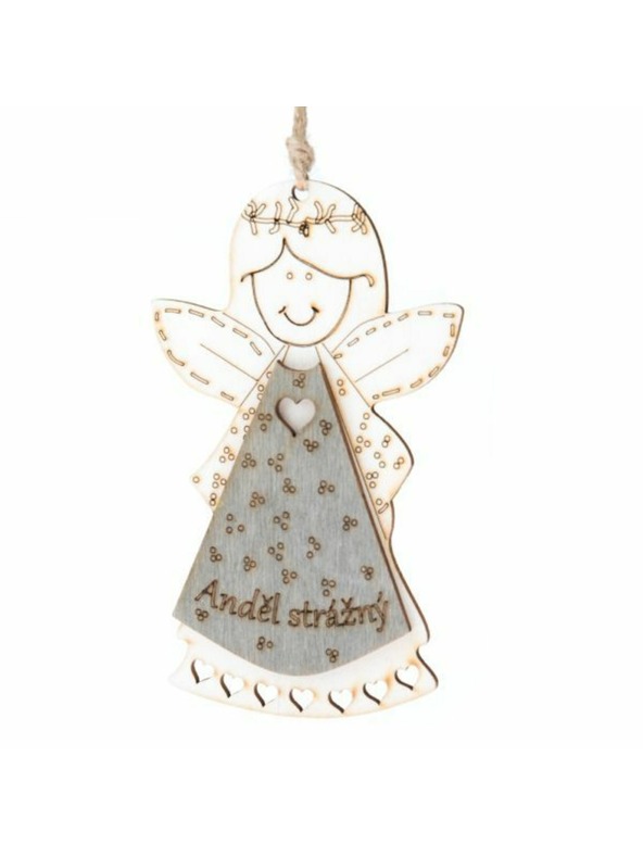 Casa de Engel Fa függő angyal felirattal (CZ), 0/200