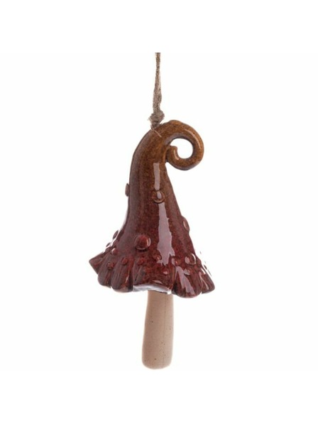 Casa de Engel Kerámia csengő - kalap, barna, 6/36