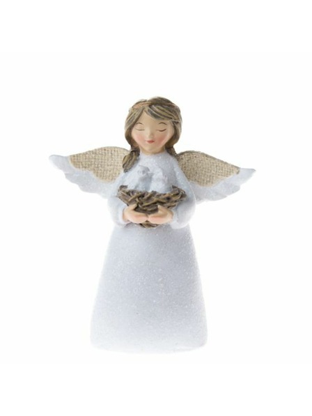 Casa de Engel Poliresin angyal madarakkal, 4/96