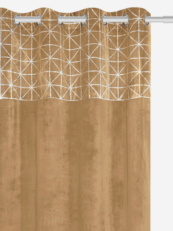 Edoti Fényes bársony sötétítő - mustár EDOTI