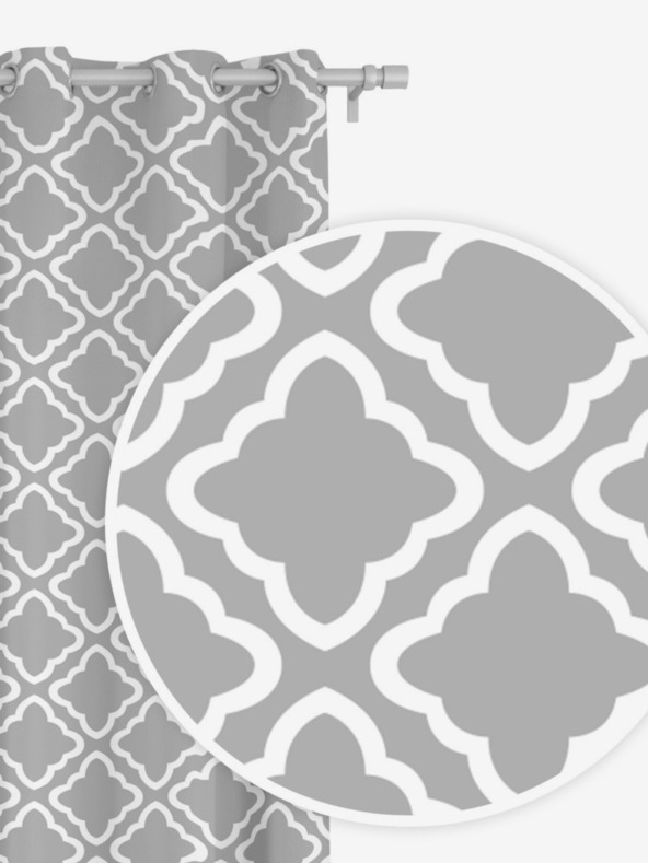 Edoti Curtain Clover - Grey EDOTI