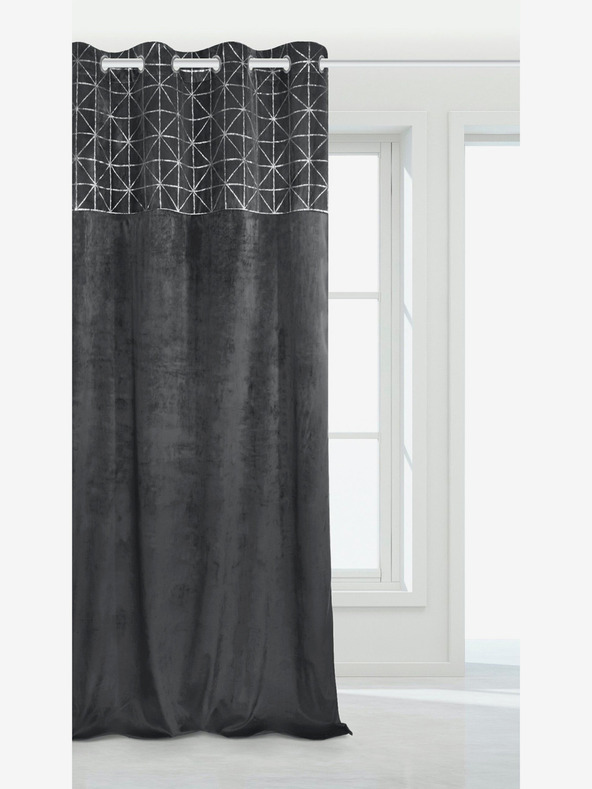 Edoti Fényes bársony sötétítő - szürke EDOTI