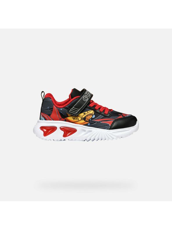 Geox Fekete fiú Geox Assister tornacipő