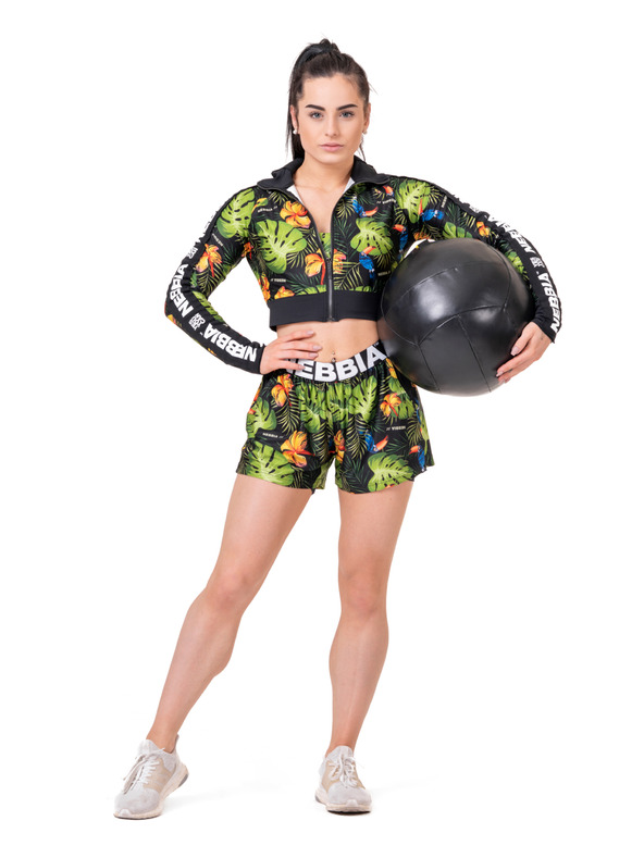 Nebbia High-energy női kétrétegű rövidnadrág Nebbia 563 Dzsungelzöld