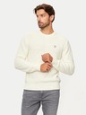 Guess Jeans Férfi ecru pulóver z3hm1 Guess jeans
