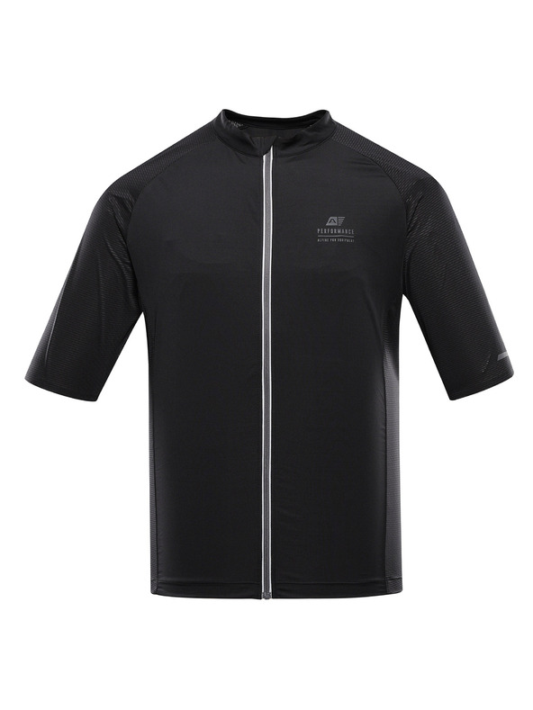 ALPINE PRO Férfi gyorsan száradó kerékpáros mez ALPINE PRO SAGEN 2 fekete