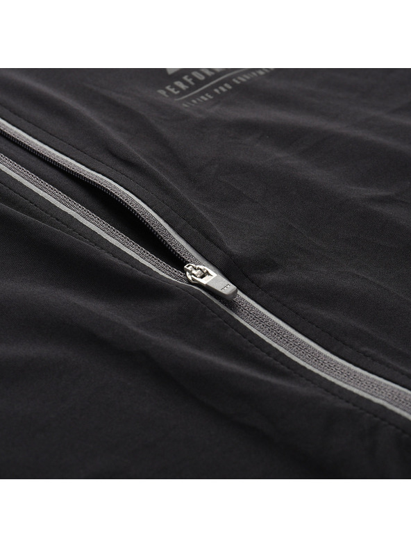 ALPINE PRO Férfi gyorsan száradó kerékpáros mez ALPINE PRO SAGEN 2 fekete