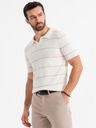 Ombre Clothing Férfi viszkóz póló vízszintes csíkokkal Ombre Clothing