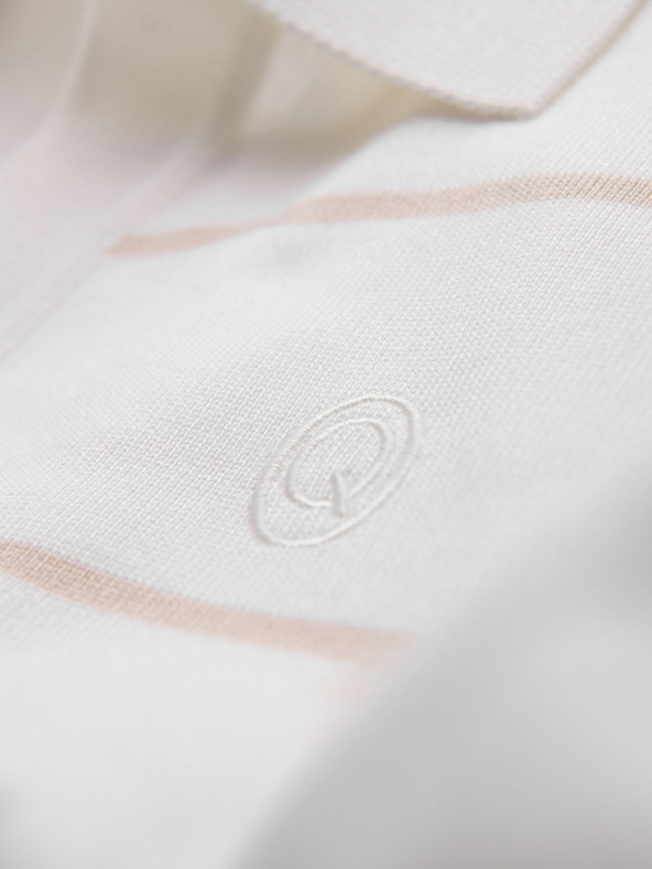 Ombre Clothing Férfi viszkóz póló vízszintes csíkokkal Ombre Clothing