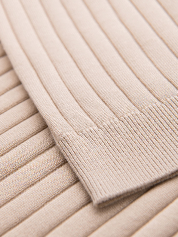 Ombre Clothing Férfi slim fit viszkóz póló függőleges csíkokkal Ombre Clothing