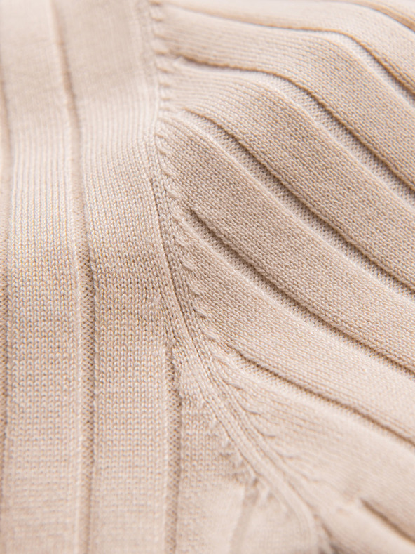 Ombre Clothing Férfi slim fit viszkóz póló függőleges csíkokkal Ombre Clothing