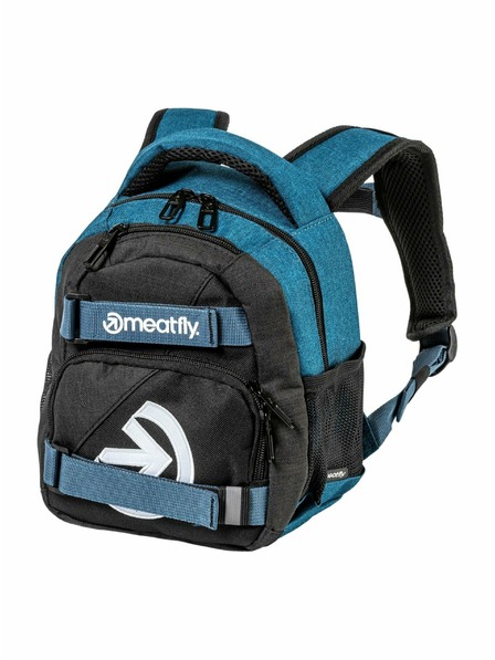 Meatfly Meatfly Levi hátizsák Petrol Heather/Charcoal Heather 10 L