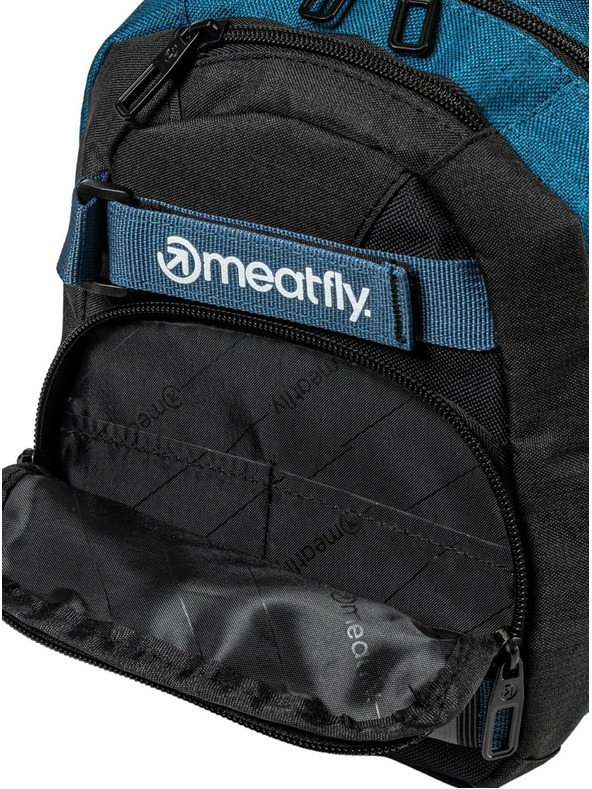 Meatfly Meatfly Levi hátizsák Petrol Heather/Charcoal Heather 10 L