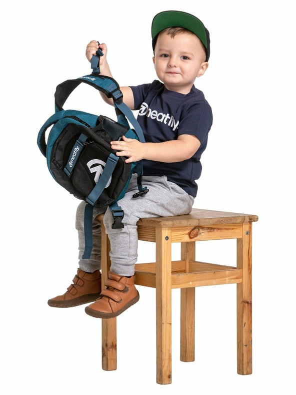 Meatfly Meatfly Levi hátizsák Petrol Heather/Charcoal Heather 10 L